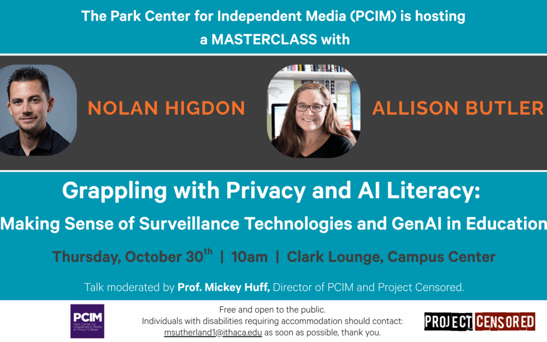 October 30th: Grappling with Privacy and AI Literacy